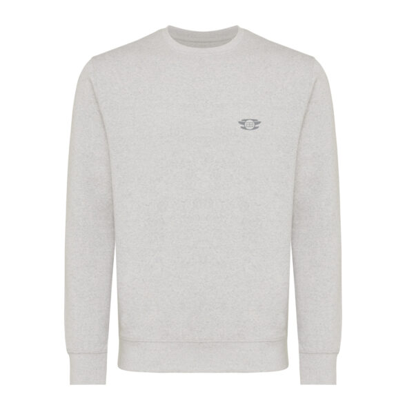 Iqoniq Etosha lightweight recycled cotton crew neck - Light Heather Grey