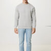 Iqoniq Etosha lightweight recycled cotton crew neck - Light Heather Grey