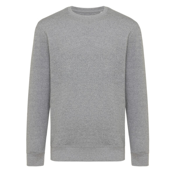 Iqoniq Etosha lightweight recycled cotton crew neck - Light Heather Anthracite