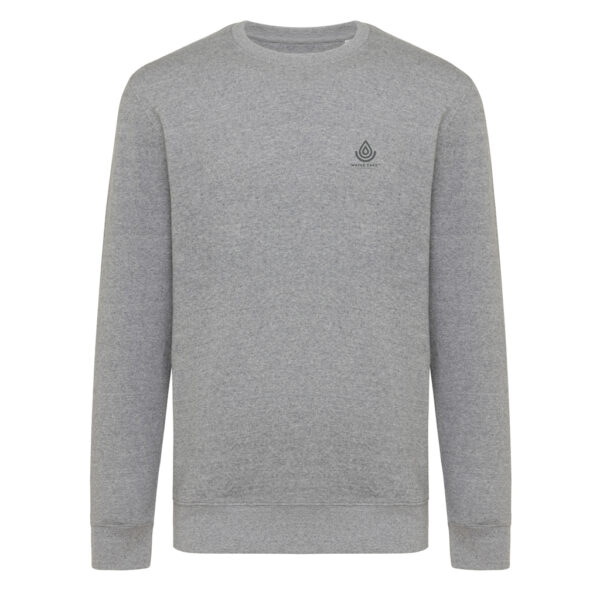 Iqoniq Etosha lightweight recycled cotton crew neck - Light Heather Anthracite