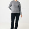 Iqoniq Etosha lightweight recycled cotton crew neck - Light Heather Anthracite