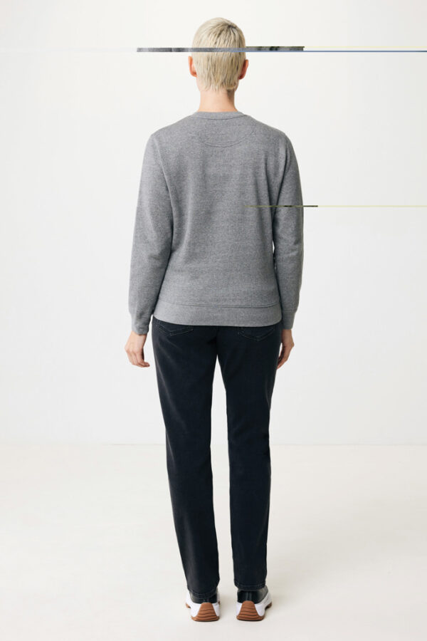 Iqoniq Etosha lightweight recycled cotton crew neck - Light Heather Anthracite