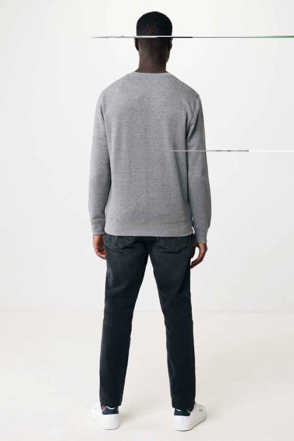 Iqoniq Etosha lightweight recycled cotton crew neck - Light Heather Anthracite