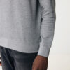 Iqoniq Etosha lightweight recycled cotton crew neck - Light Heather Anthracite