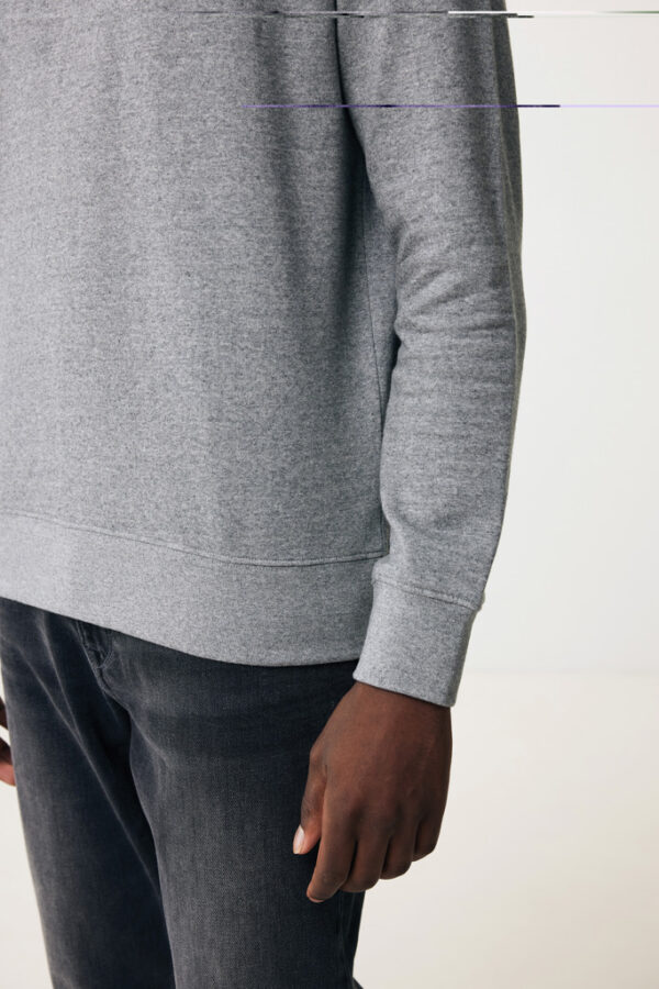 Iqoniq Etosha lightweight recycled cotton crew neck - Light Heather Anthracite