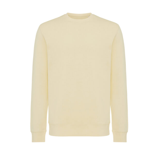 Iqoniq Etosha lightweight recycled cotton crew neck - Cream Yellow