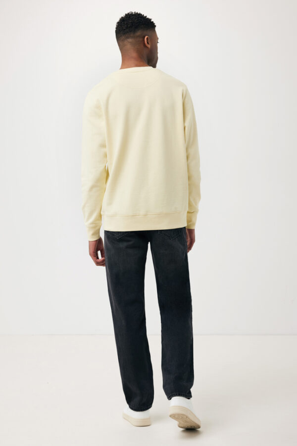 Iqoniq Etosha lightweight recycled cotton crew neck - Cream Yellow