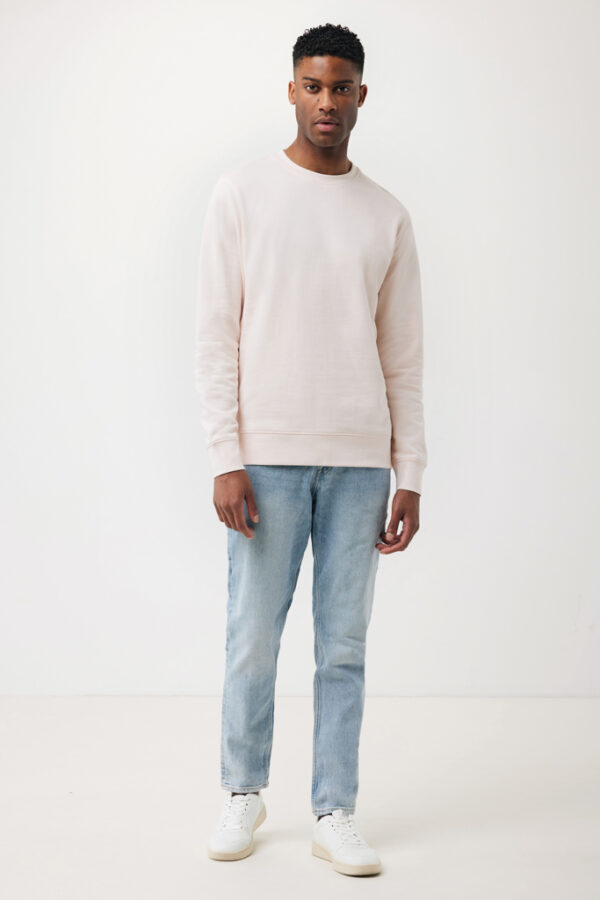 Iqoniq Etosha lightweight recycled cotton crew neck - Cloud Pink