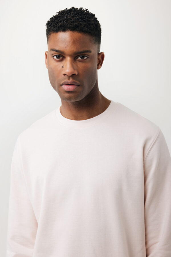 Iqoniq Etosha lightweight recycled cotton crew neck - Cloud Pink