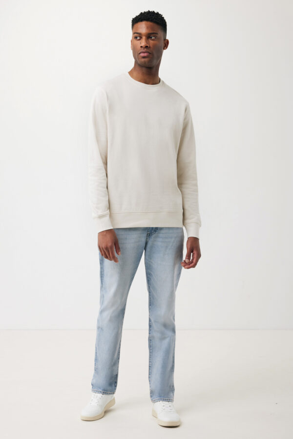 Iqoniq Etosha lightweight recycled cotton crew neck - Ivory White