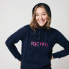 Iqoniq Jasper recycled cotton hoodie - Navy