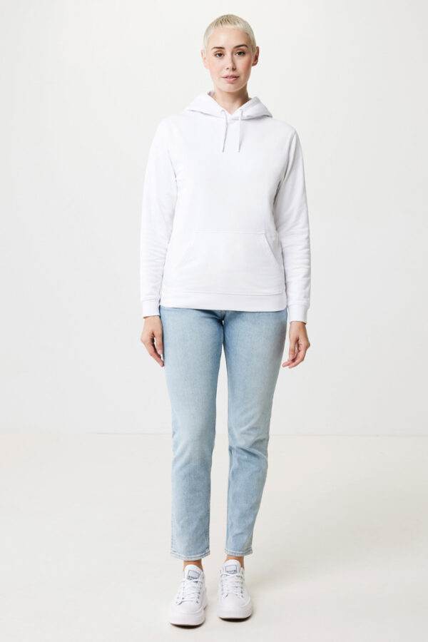 Iqoniq Jasper recycled cotton hoodie - Recycled White