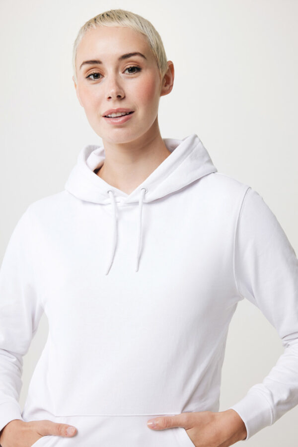 Iqoniq Jasper recycled cotton hoodie - Recycled White