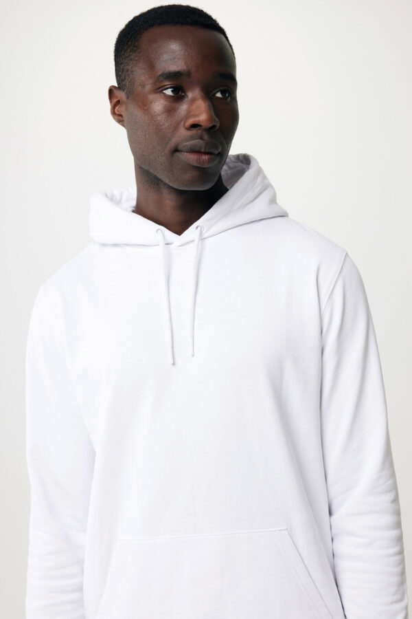 Iqoniq Jasper recycled cotton hoodie - Recycled White