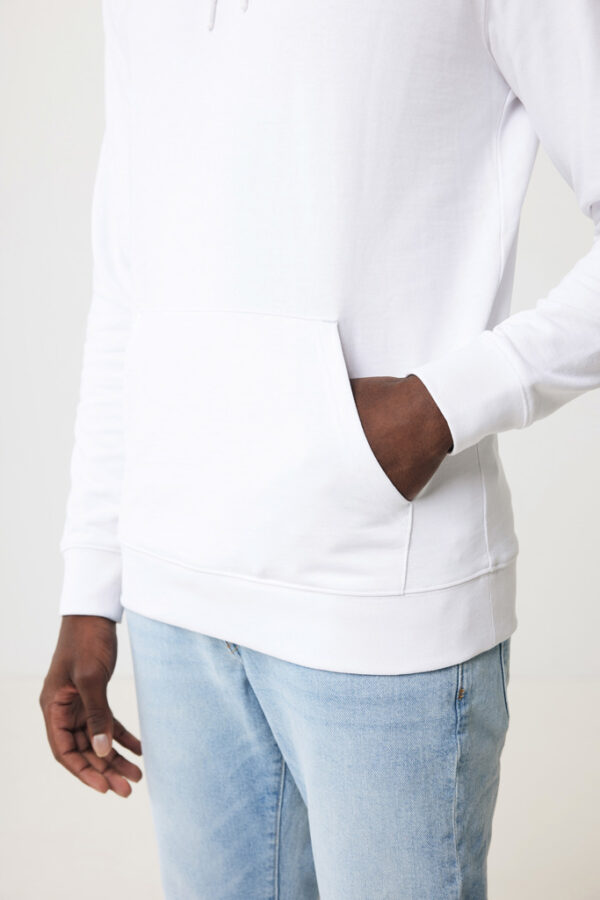 Iqoniq Jasper recycled cotton hoodie - Recycled White