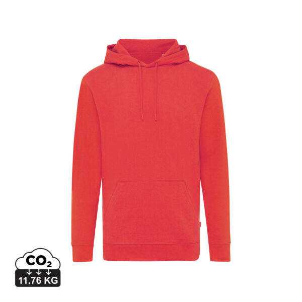 Iqoniq Jasper recycled cotton hoodie - Luscious Red