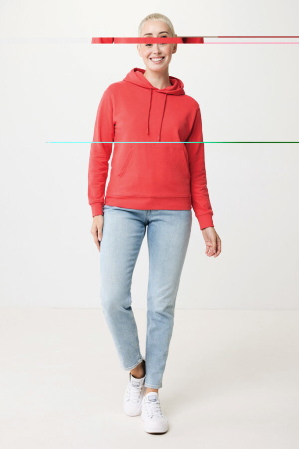 Iqoniq Jasper recycled cotton hoodie - Luscious Red