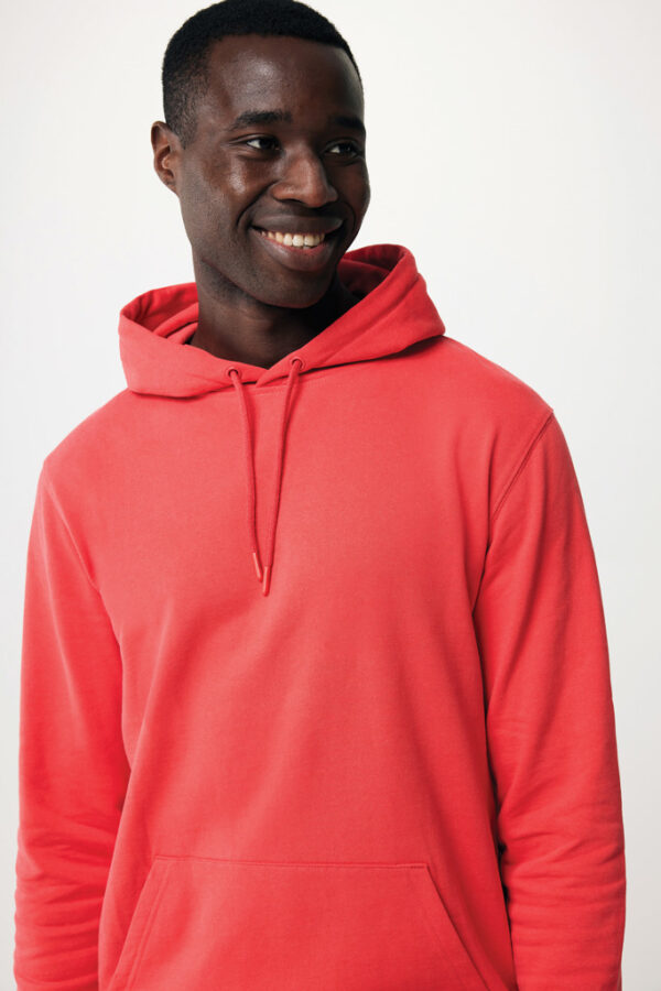 Iqoniq Jasper recycled cotton hoodie - Luscious Red