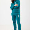 Iqoniq Jasper recycled cotton hoodie - Verdigris