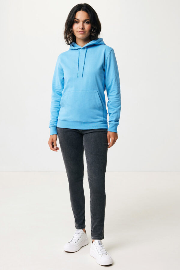 Iqoniq Jasper recycled cotton hoodie - Tranquil Blue