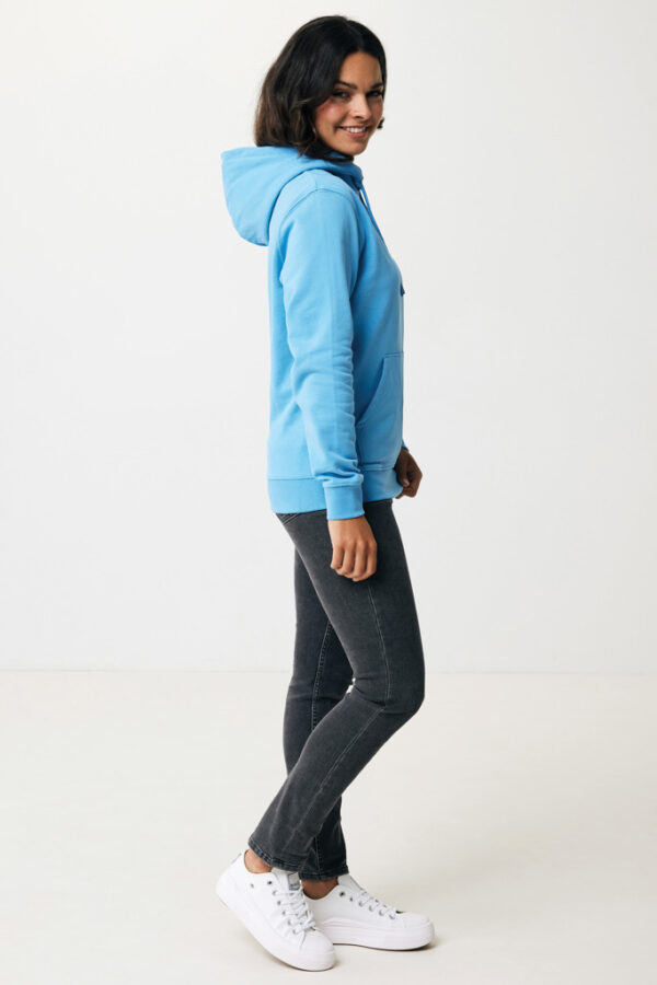 Iqoniq Jasper recycled cotton hoodie - Tranquil Blue