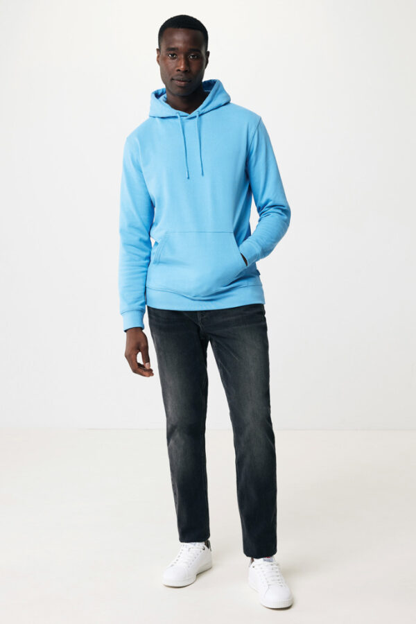 Iqoniq Jasper recycled cotton hoodie - Tranquil Blue