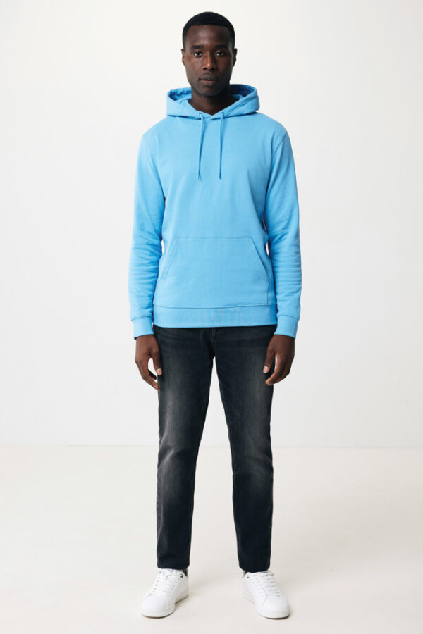 Iqoniq Jasper recycled cotton hoodie - Tranquil Blue