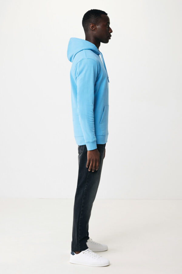 Iqoniq Jasper recycled cotton hoodie - Tranquil Blue