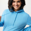 Iqoniq Jasper recycled cotton hoodie - Tranquil Blue