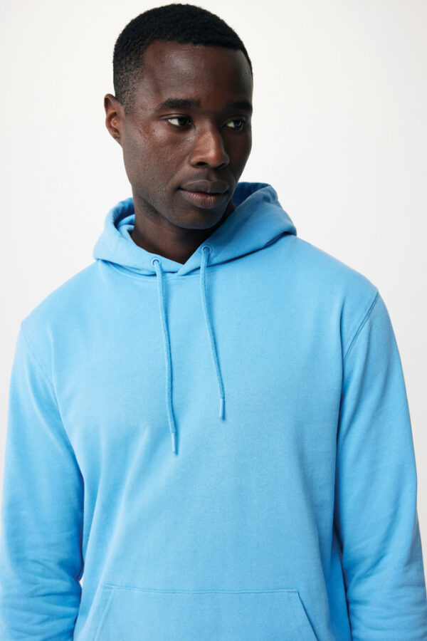 Iqoniq Jasper recycled cotton hoodie - Tranquil Blue