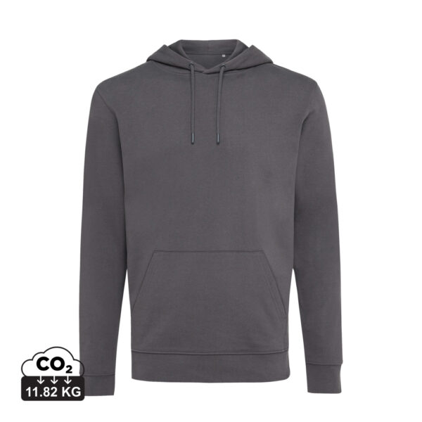 Iqoniq Jasper recycled cotton hoodie - Anthracite