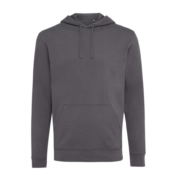 Iqoniq Jasper recycled cotton hoodie - Anthracite