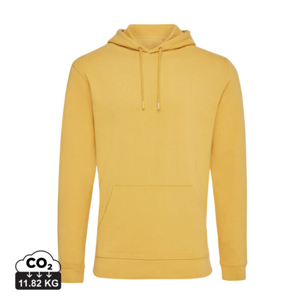 Iqoniq Jasper recycled cotton hoodie - Ochre Yellow