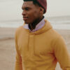 Iqoniq Jasper recycled cotton hoodie - Ochre Yellow