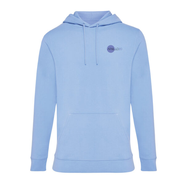 Iqoniq Jasper recycled cotton hoodie - Sky Blue