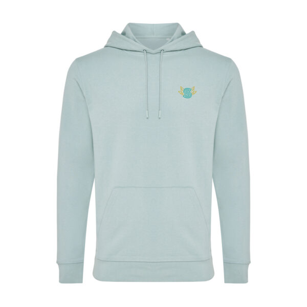 Iqoniq Jasper recycled cotton hoodie - Iceberg Green