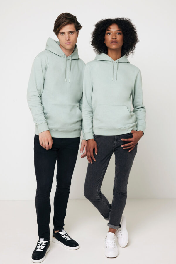 Iqoniq Jasper recycled cotton hoodie - Iceberg Green