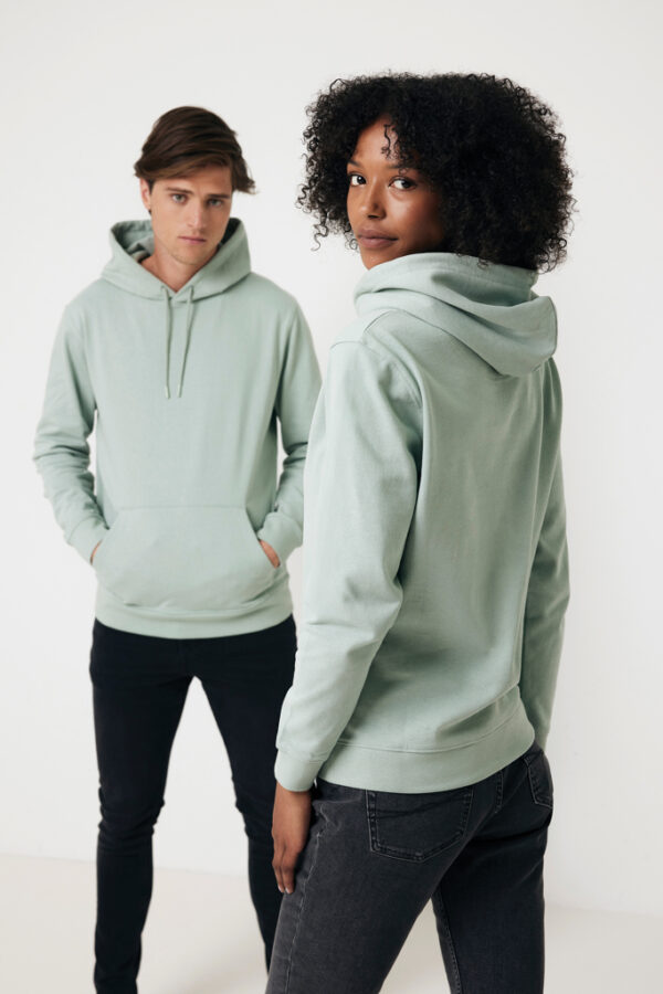 Iqoniq Jasper recycled cotton hoodie - Iceberg Green