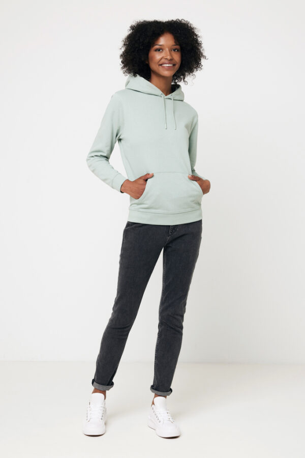 Iqoniq Jasper recycled cotton hoodie - Iceberg Green