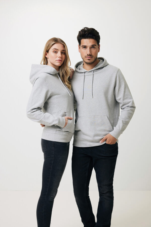 Iqoniq Torres recycled cotton hoodie undyed - Heather Grey