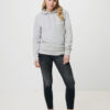 Iqoniq Torres recycled cotton hoodie undyed - Heather Grey