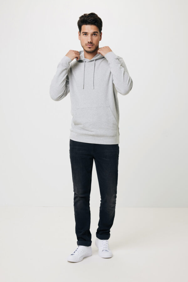 Iqoniq Torres recycled cotton hoodie undyed - Heather Grey