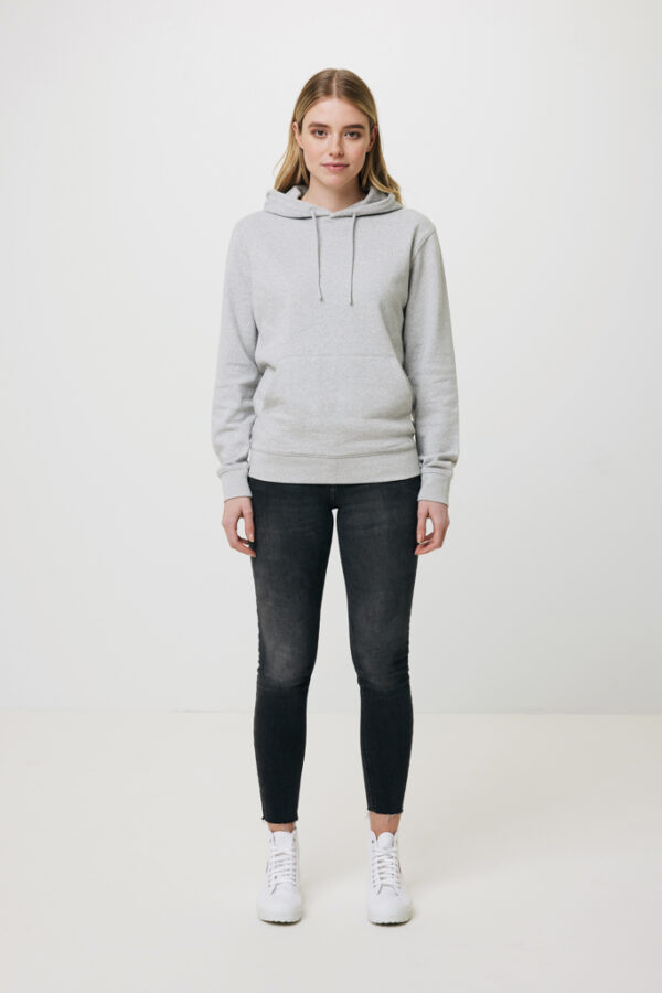 Iqoniq Torres recycled cotton hoodie undyed - Heather Grey