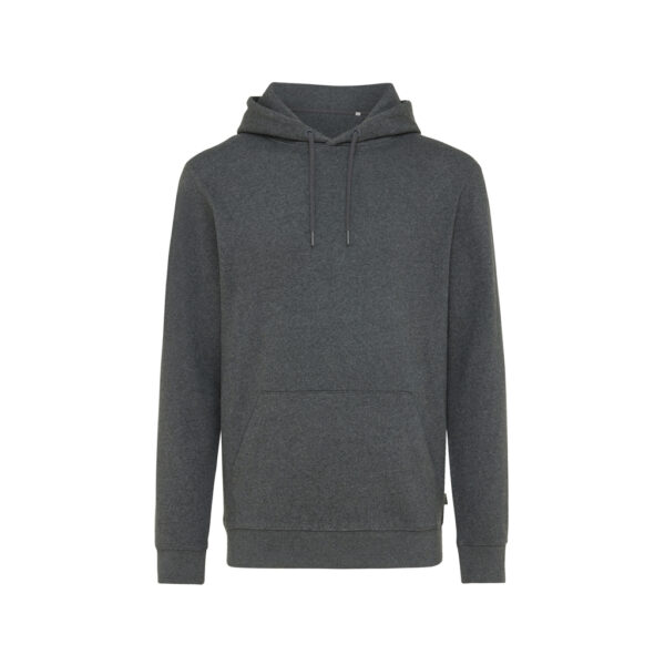 Iqoniq Torres recycled cotton hoodie undyed - Heather Anthracite