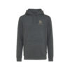 Iqoniq Torres recycled cotton hoodie undyed - Heather Anthracite