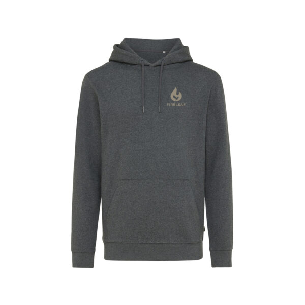 Iqoniq Torres recycled cotton hoodie undyed - Heather Anthracite