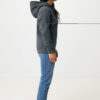 Iqoniq Torres recycled cotton hoodie undyed - Heather Anthracite