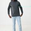 Iqoniq Torres recycled cotton hoodie undyed - Heather Anthracite