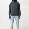 Iqoniq Torres recycled cotton hoodie undyed - Heather Anthracite