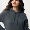 Iqoniq Torres recycled cotton hoodie undyed - Heather Anthracite